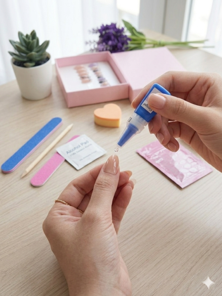 How to Apply Press-On Nails at Home